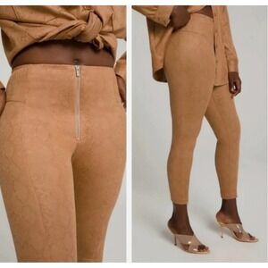 Good American She Boss Skinny Snakeskin Pants Size Large